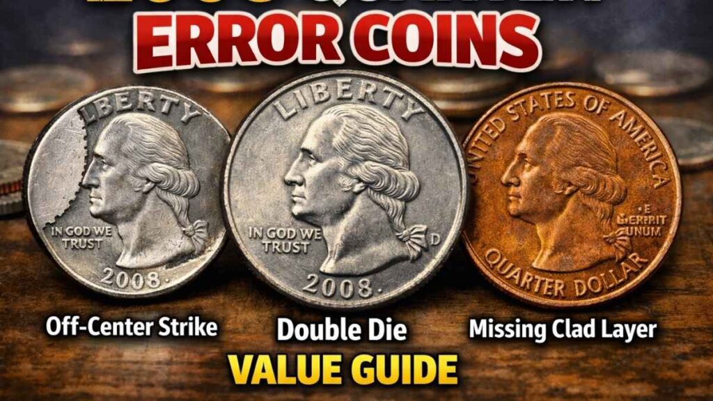 2008 Quarter Error Coins Value Guide: Rare Collectibles Worth More Than Face Value