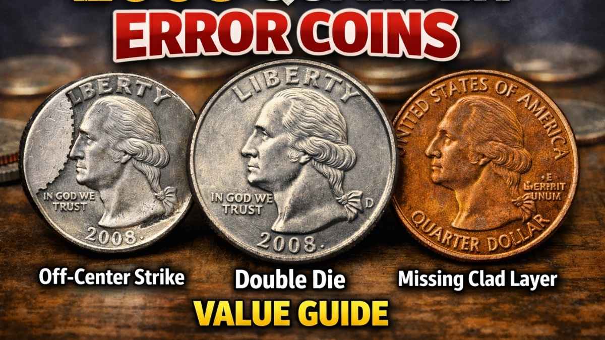 2008 Quarter Error Coins Value Guide: Rare Collectibles Worth More Than Face Value